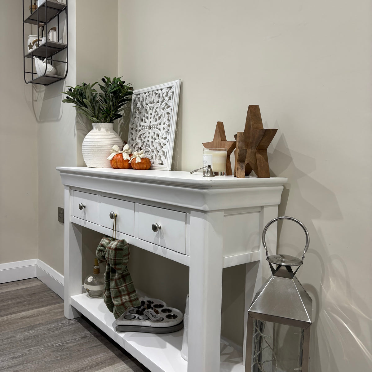 Pumpkin with cream bow - 2 sizes