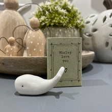 Load image into Gallery viewer, Whaley Love you Matchbox Whale