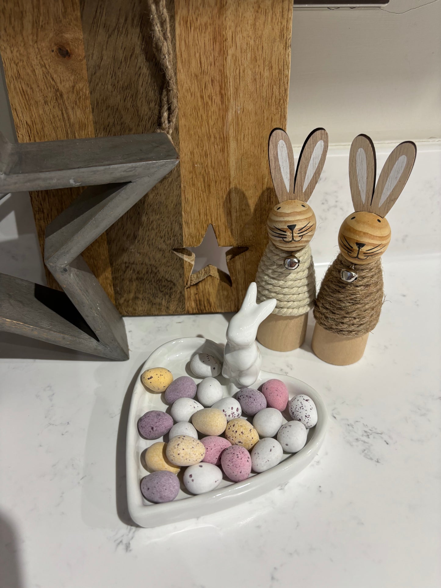 Wooden Rope Bunny Rabbit