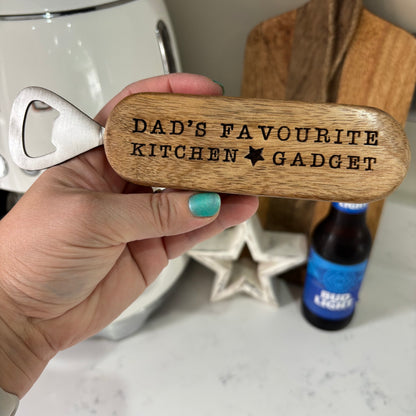 Dads favourite kitchen gadget bottle opener