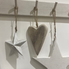 Load image into Gallery viewer, Wooden Hanging Heart, 15.3cm