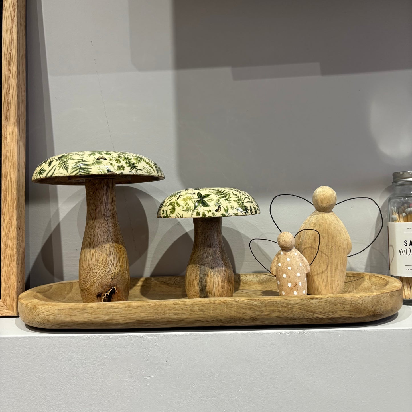 Fern Print mushroom - 2 sizes