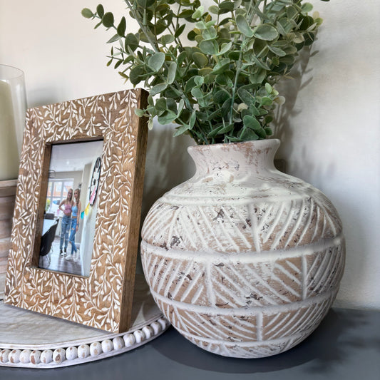 Jade textured vase - 2 sizes