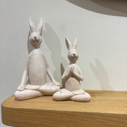 Resin Sitting Bunny Rabbits