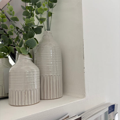 Soma white bud vase - 2 sizes