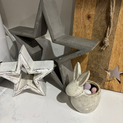 Ceramic Rabbit Tea Light Holder