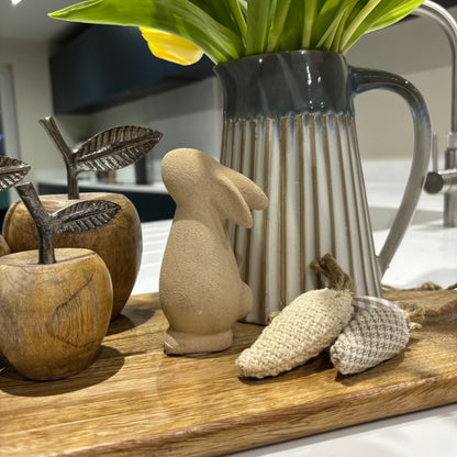 Rustic Standing Bunny Ornaments – Assorted Colours