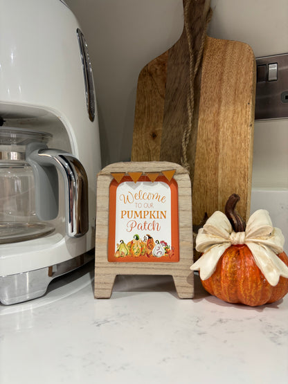 Harvest Home wood mini A frame