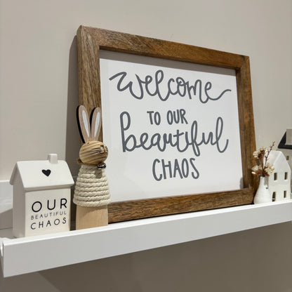 Wooden Rope Bunny Rabbit