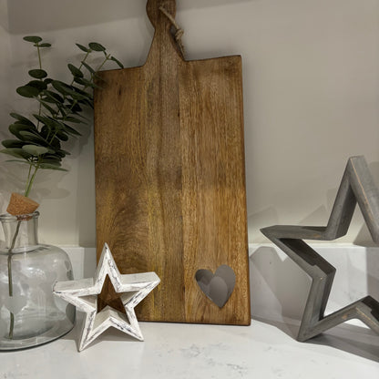 Heart Cut out chopping board