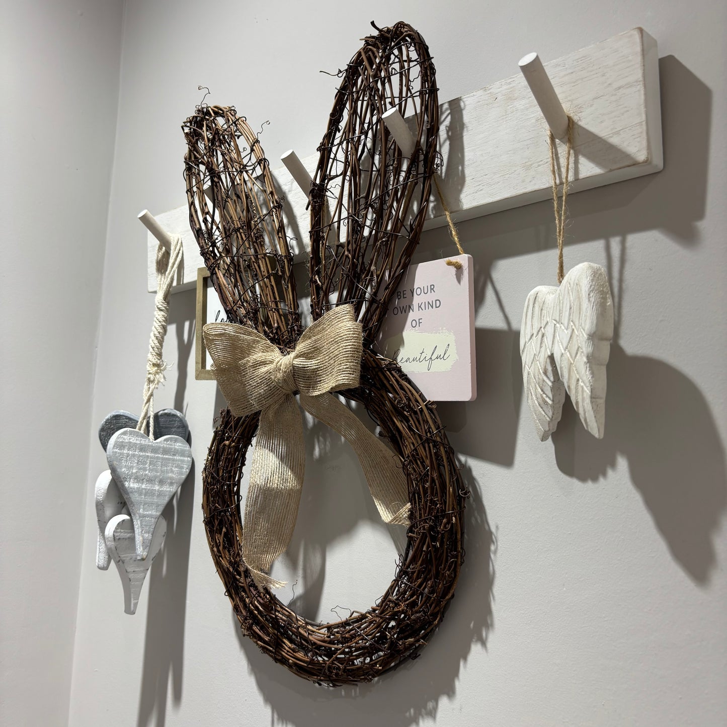 Rattan hanging Rabbit