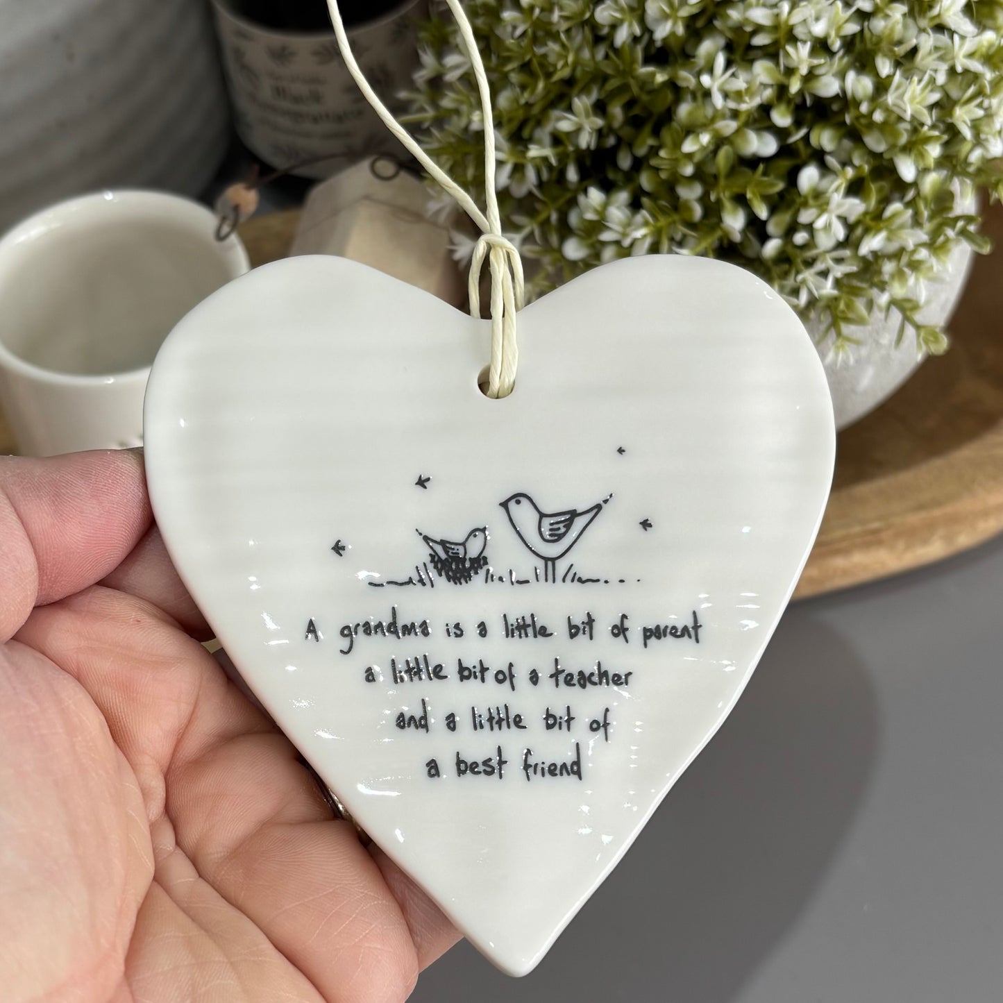 A Grandma is...hanging heart