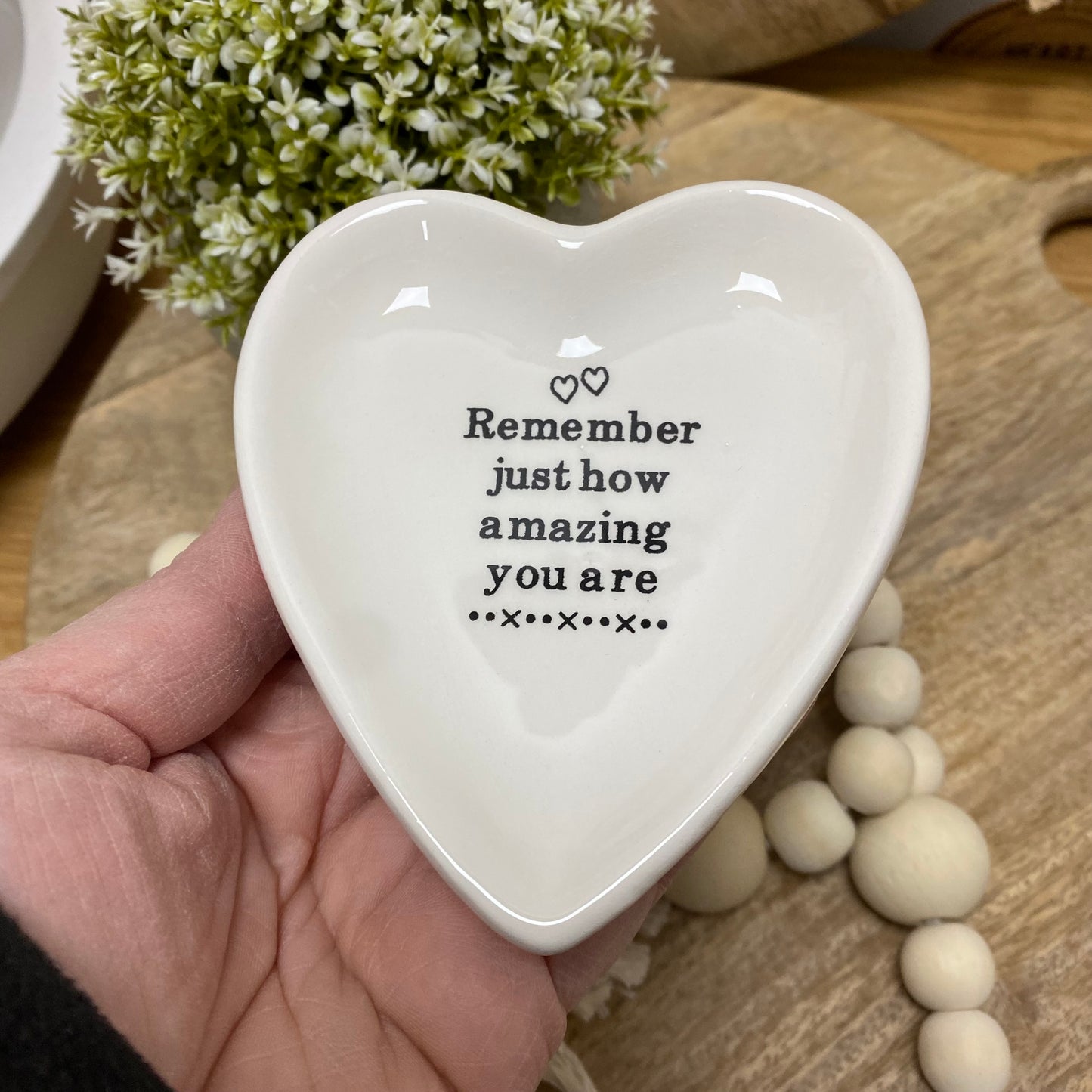 Remember you are amazing trinket dish