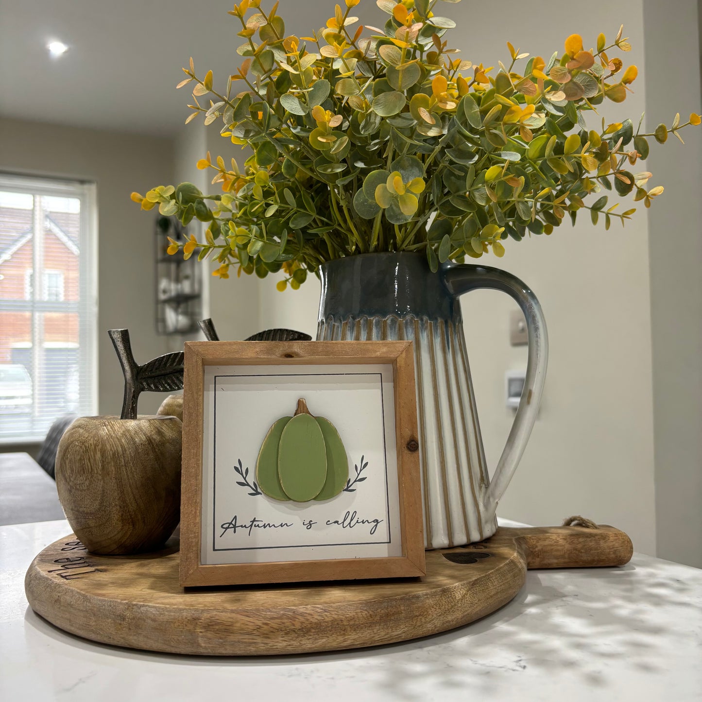 Harvest Pumpkin wooden plaques