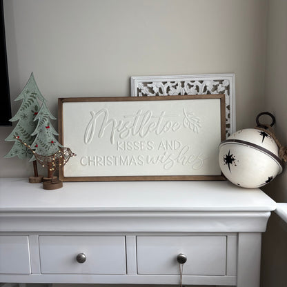 Felt Christmas Tree with Holly Detail