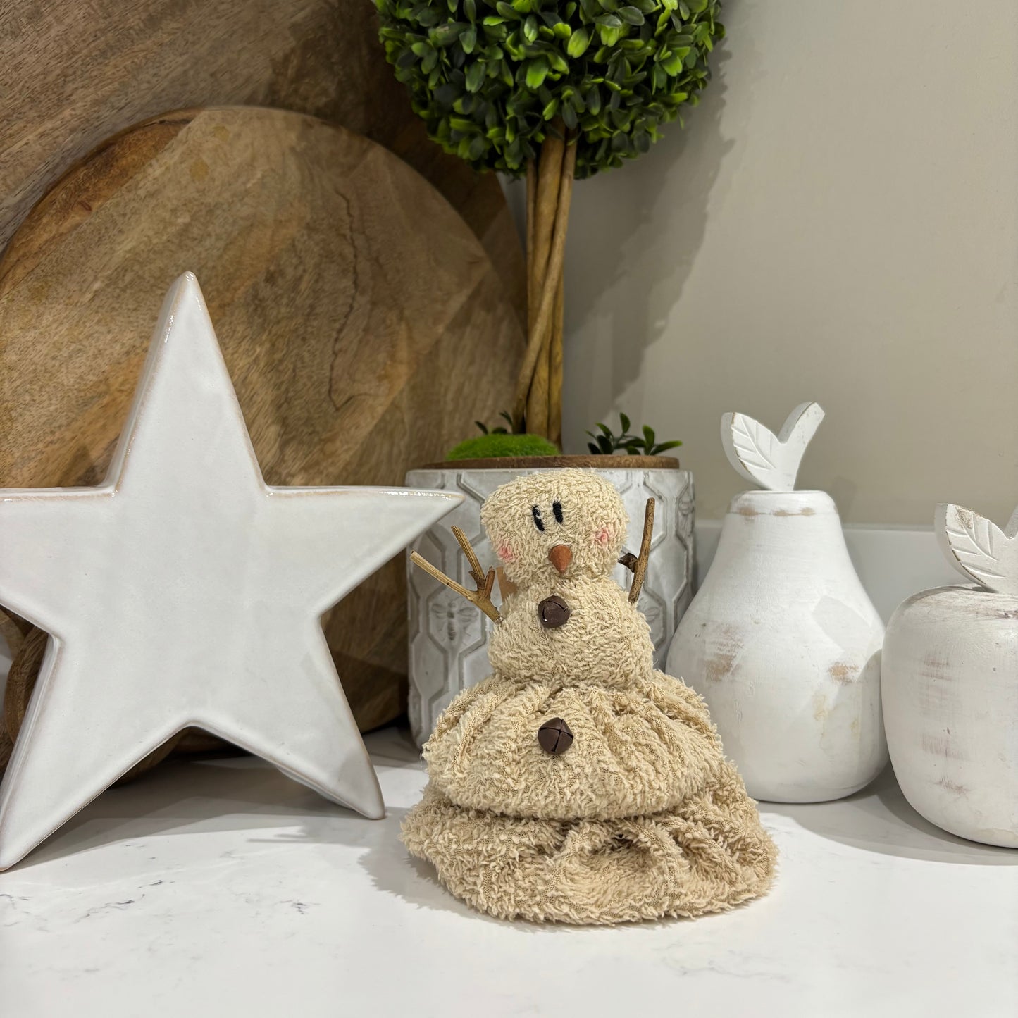 Small melting snowman