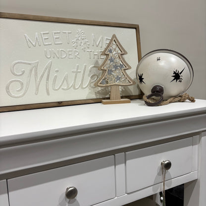 Wooden star cut out tree