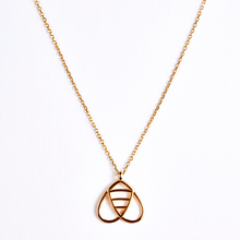 Load image into Gallery viewer, Bee Inspired Pendant Necklace - 3 finishes available
