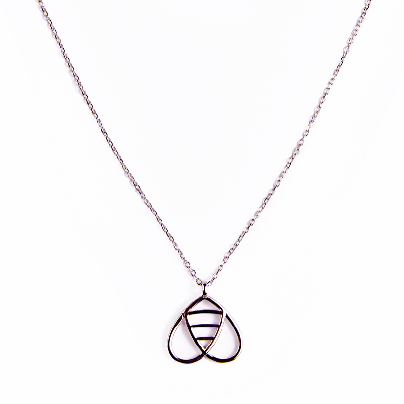 Bee Inspired Pendant Necklace - 3 finishes available