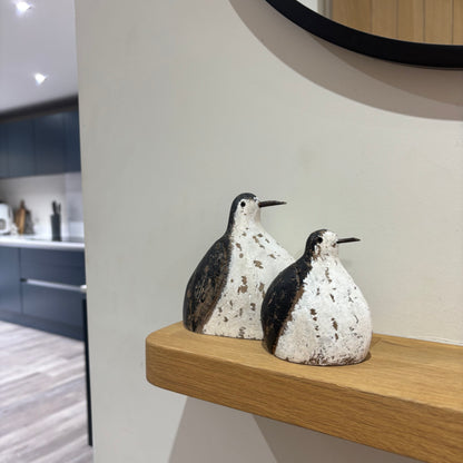 Rustic Wooden Stout Bird Ornament | Decorative Wooden Shelf Décor (Available in 2 Sizes)
