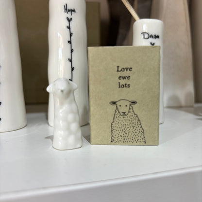 Love ewe lots sheep - Matchbox gift
