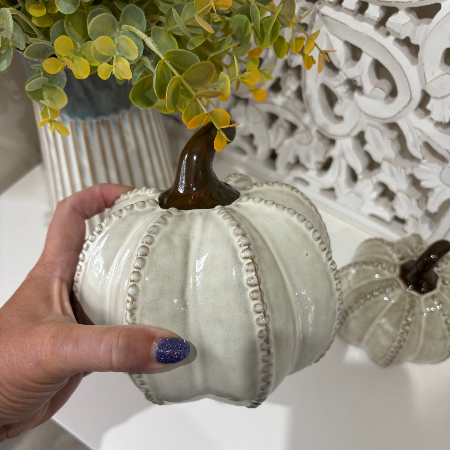 Glazed pumpkin - 2 sizes