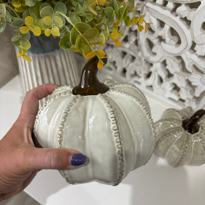 Glazed pumpkin - 2 sizes