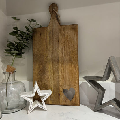 Heart Cut out chopping board