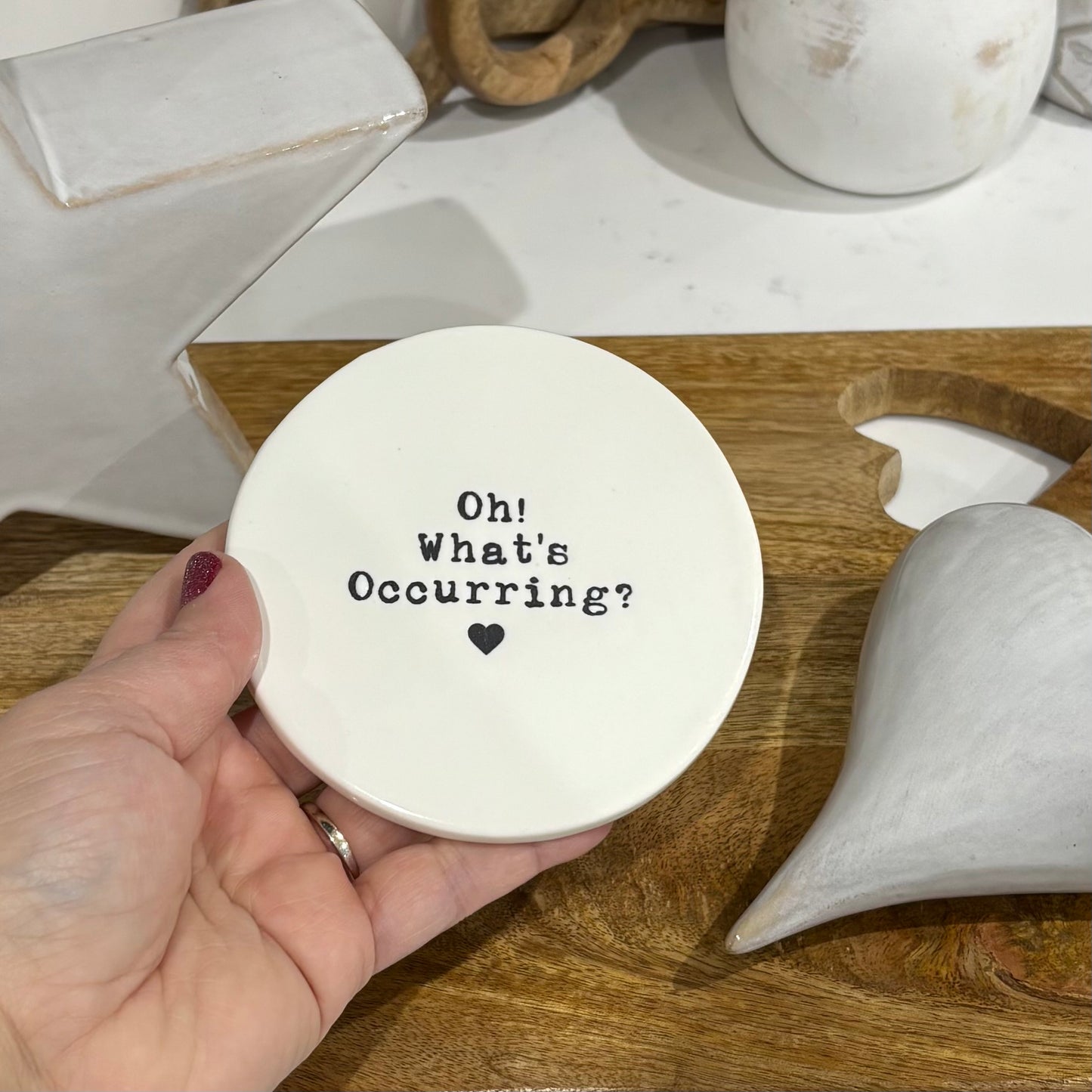 Oh! What’s occurring coaster