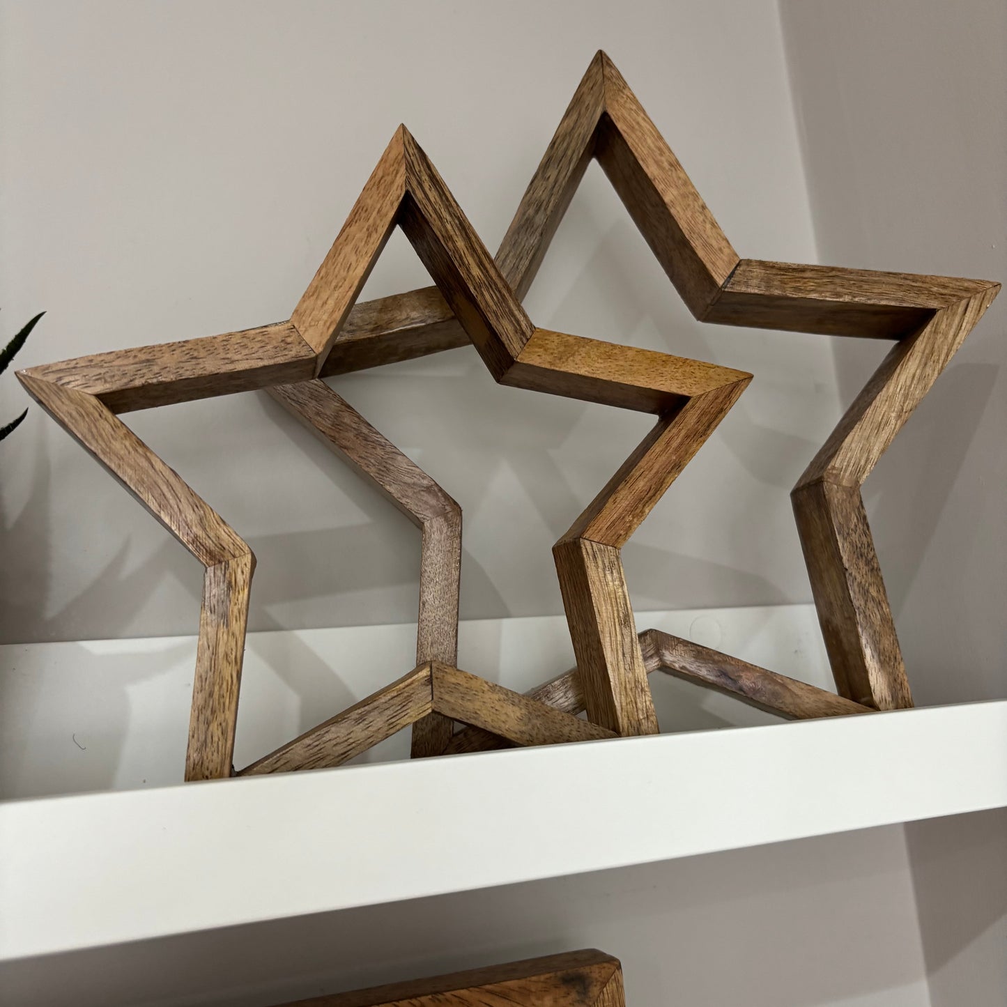 Mango Wood Open Star Set – Set of