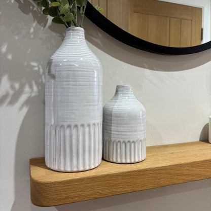 Soma white bud vase - 2 sizes