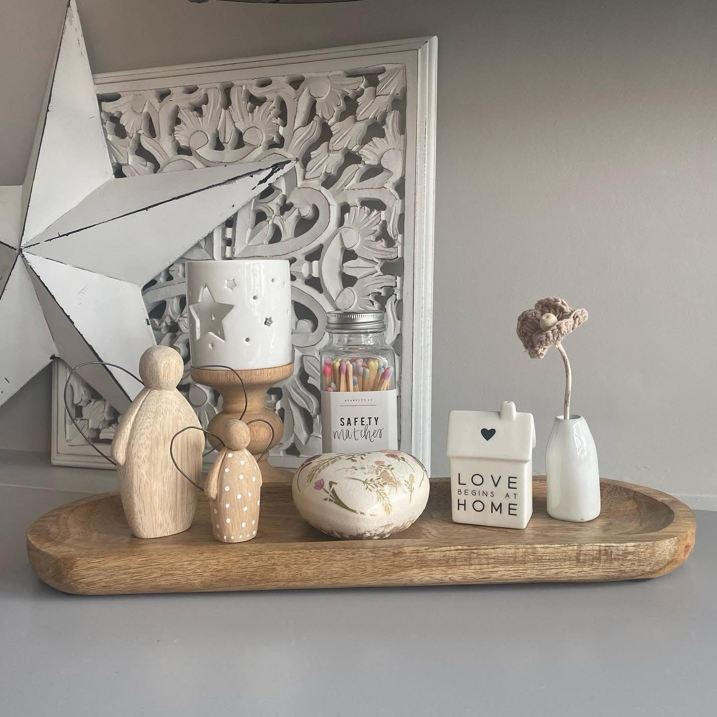 Love Begins at Home Mini Porcelain House 7cm