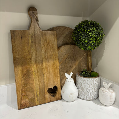 Heart Cut out chopping board