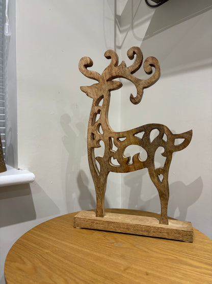 Free Standing Cut out detailed Reindeer