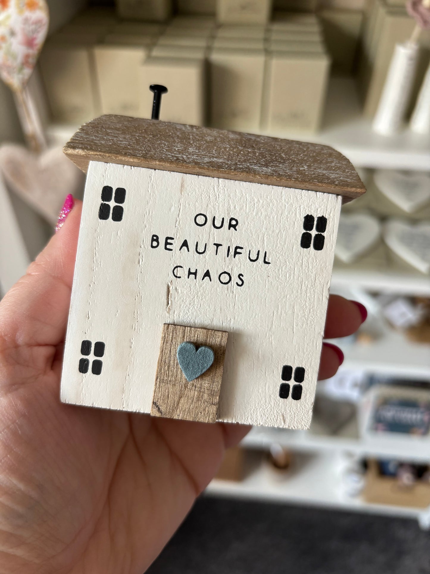 Our Beautiful Chaos Rustic Wooden House - imperfect