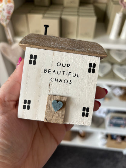 Our Beautiful Chaos Rustic Wooden House - imperfect