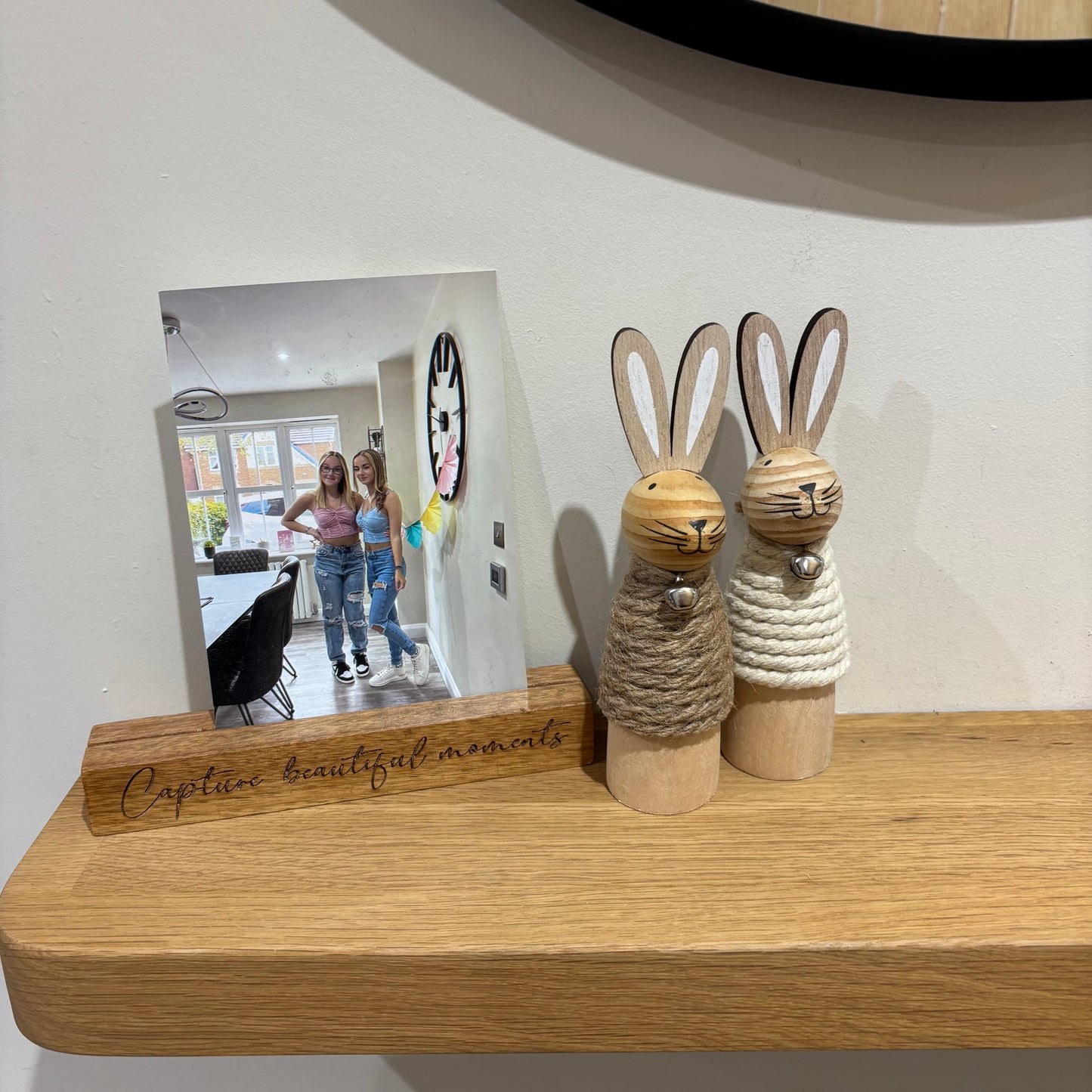 Wooden Rope Bunny Rabbit