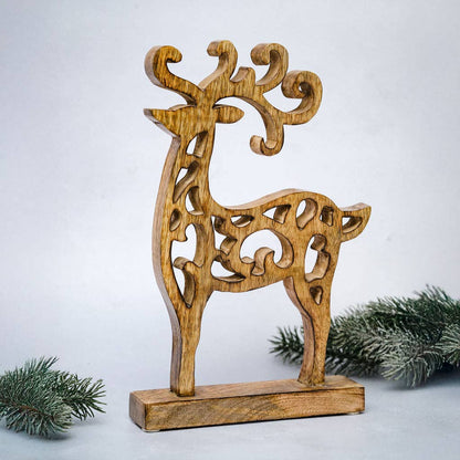Free Standing Cut out detailed Reindeer