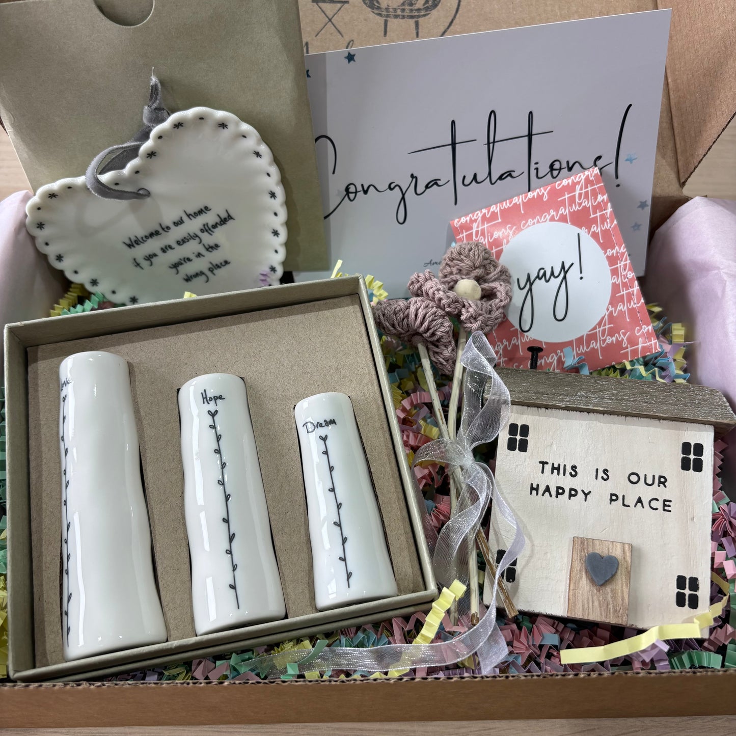 New Home Gift Box welcome to our home