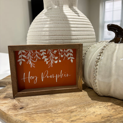 Pumpkin Patch framed signs - 4 styles