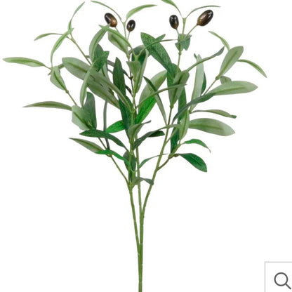 Faux Olive Spray – 45cm