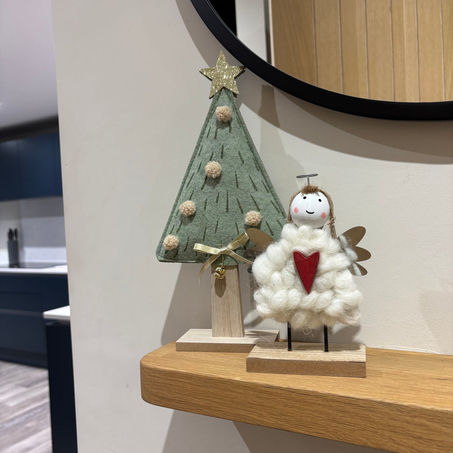 Decorative Freestanding Wooden Angel