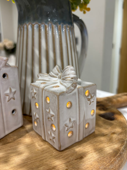 Led ceramic present - 2 sizes