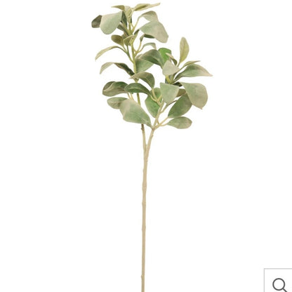 Faux Lamb’s Ear Spray – 70cm