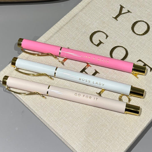 Boss Lady Metal Pen Set