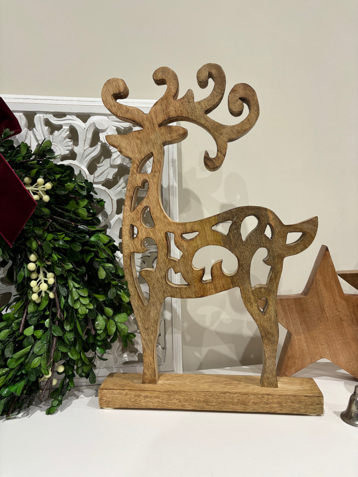 Free Standing Cut out detailed Reindeer