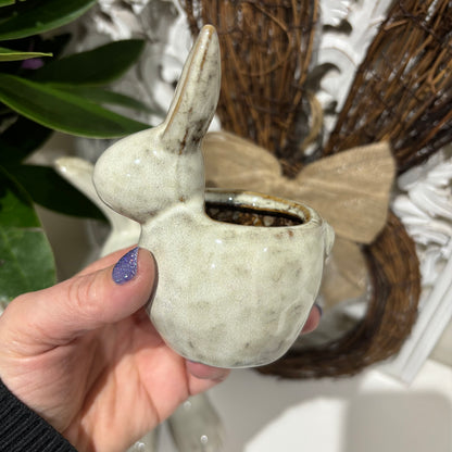 Ceramic Rabbit Tea Light Holder