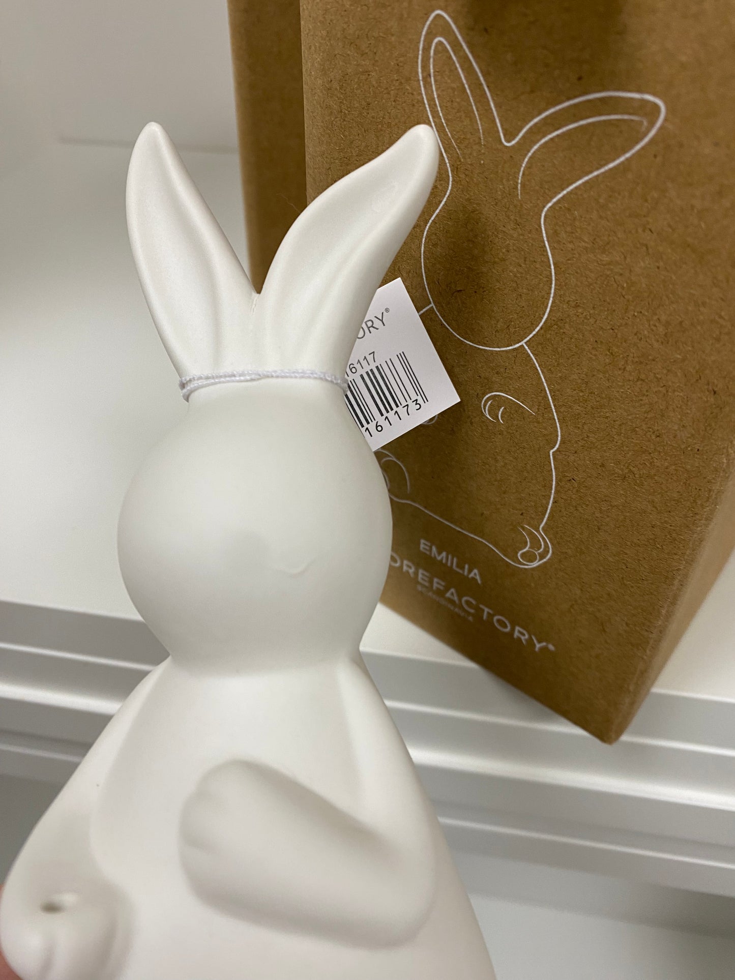Amilia white Bunny - 3 sizes - imperfect