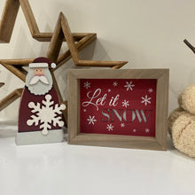 Load image into Gallery viewer, Let it Snow Shadow Box Frame