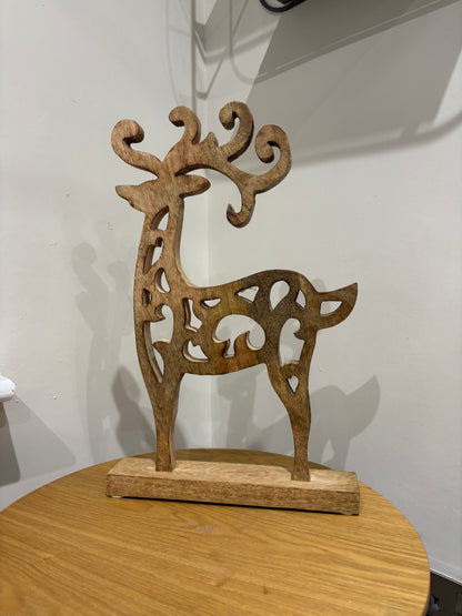 Free Standing Cut out detailed Reindeer